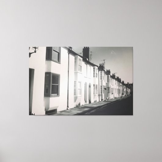 Reihenhäuser Leinwanddruck (Vorderseite)