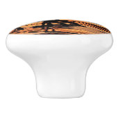 Reiher am Sonnenuntergang-Keramik-Griff Keramikknauf (Seitenansicht)