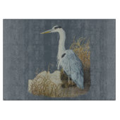 Reiher am Sumpf-Rand Schneidebrett (Vorderseite)