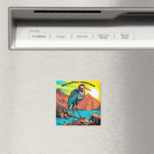 Reiher am Wasser Magnet (In Situ (Geschirrspüler))