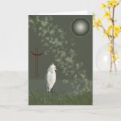 Reiher auch karte (Gelbe Blume)