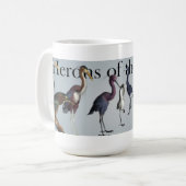 Reiher der WeltTasse Kaffeetasse (Vorderseite Links)