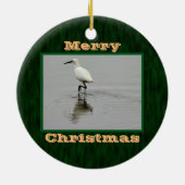 Reiher-Foto Keramik Ornament (Hinten)