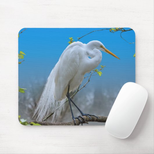 Reiher in einem Baum Mousepad (Mit Mouse)