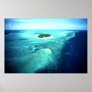 Reiher-Insel, Great Barrier Reef, Australien Poster