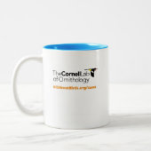 Reiher-Paar-Foto-Tasse Zweifarbige Tasse (Links)