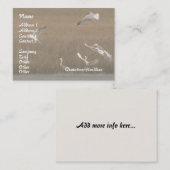 Reiher-Tier-Visitenkarte Visitenkarte (Vorne/Hinten)