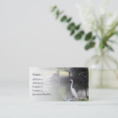 Reiher Visitenkarte (Stehend Vorderseite)