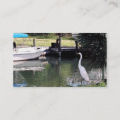 Reiher Visitenkarte (Rückseite)