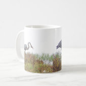 Reiher-Vogel-Tier-Tier-Sumpfgebiete Kaffeetasse (Vorderseite Links)
