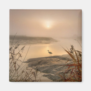 Reiherhimmel - Landschaft am See Magnet