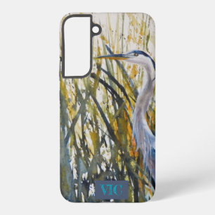 Reiherkunst - Im Unkraut Samsung Galaxy Hülle