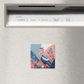 Reihermagnet mit blauer Haube Magnet (In Situ (Geschirrspüler))