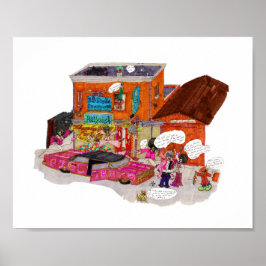 Reikeos Bar- Drei-Dollar-Disco Poster