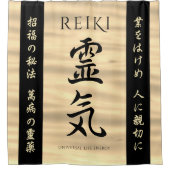 Reiki 霊 気 duschvorhang (Vorderseite)