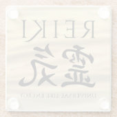 Reiki 霊 気 glasuntersetzer (Rückseite)