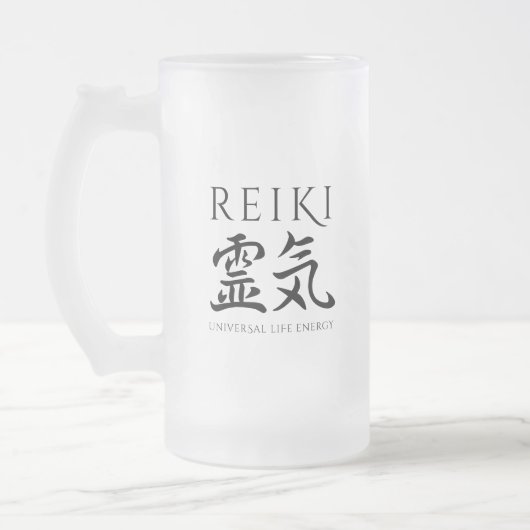 Reiki 霊 気 mattglas bierglas (Links)
