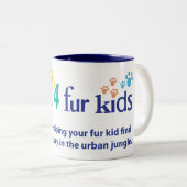 Reiki 4 Pelz-KinderTasse Zweifarbige Tasse (VorderseiteRechts)