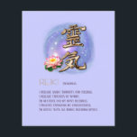 Reiki (anpassbar) flyer<br><div class="desc">Klicken Sie auf "Diese Vorlage personalisieren",  um alle Texte auf der Vorder- und Rückseite zu bearbeiten. Weitere Reiki-Artikel: www.zazzle.com/aura2000/reiki</div>