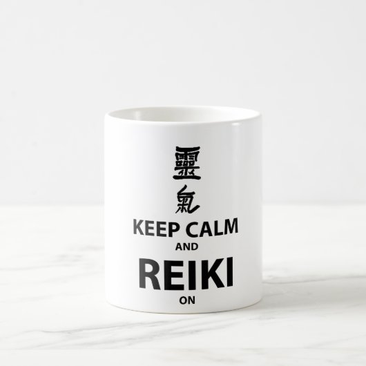 Reiki auf Tasse! Kaffeetasse (Mittel)