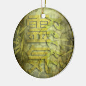 REIKI/Bambusdesign Keramikornament (Links)