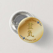 Reiki bendice tu hogar button (Vorne & Hinten)