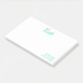 *~* Reiki blaues Grün u. Türkis schillernd Post-it Klebezettel (angewinkelt)