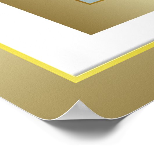 Reiki Blessings Design Poster (Ecke)