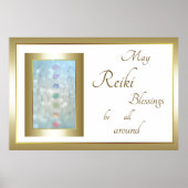 Reiki Blessings Design Poster (Vorne)