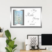 Reiki Blessings Design Poster (Heimbüro)