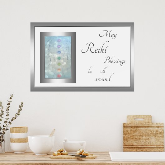 Reiki Blessings Design Poster (Küche)