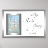 Reiki Blessings Design Poster (Vorne)