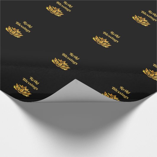Reiki Blessings Geschenkpapier (Ecke)