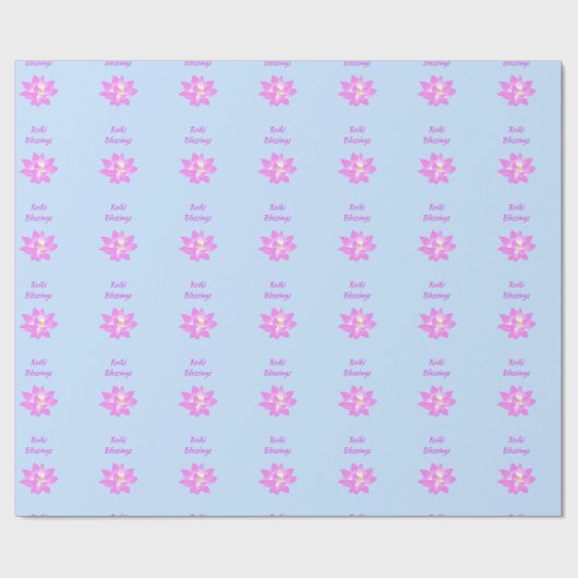 Reiki Blessings Geschenkpapier (Flach)