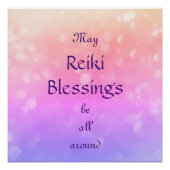 Reiki Blessings Poster (Vorderseite)