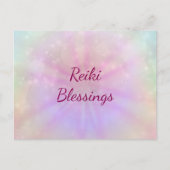 Reiki Blessings Postkarte (Vorderseite)