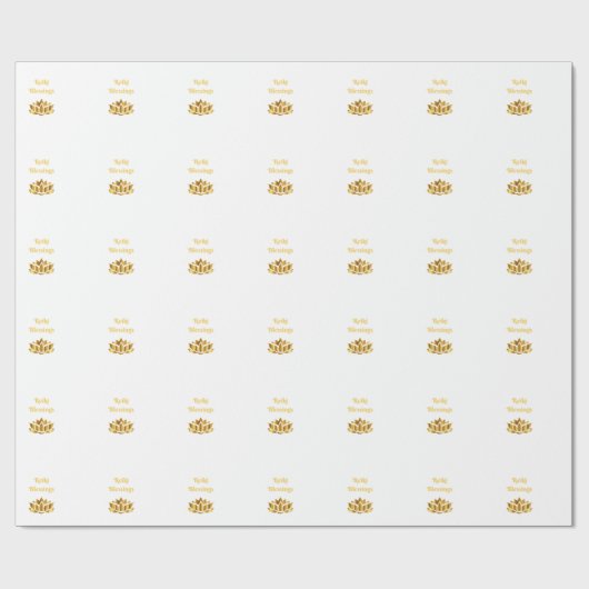 Reiki Blesssings Geschenkpapier (Flach)