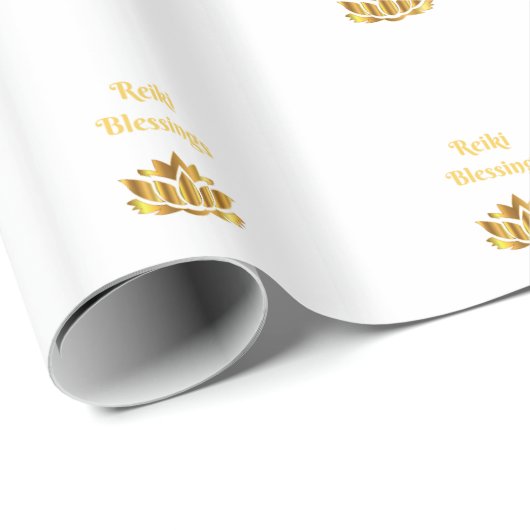 Reiki Blesssings Geschenkpapier (Rolleneckpunkt)