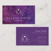 Reiki Business Card mit Chakras Visitenkarte (Vorne/Hinten)