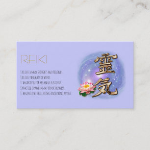 Reiki Business Card Visitenkarte