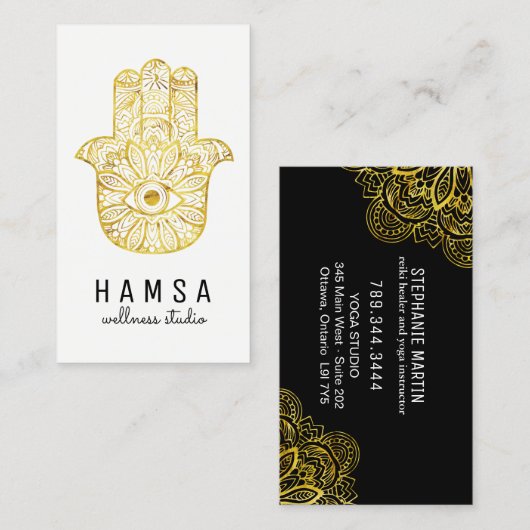 Reiki Business Cards Visitenkarte (Vorne/Hinten)