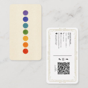 Reiki-Chakra-Energie-Heiler Social Media QR Visitenkarte