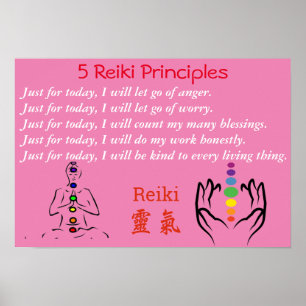 Reiki/Chakra Poster
