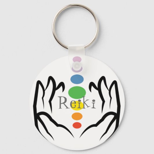 Reiki/Chakra Schlüsselanhänger (Vorderseite)