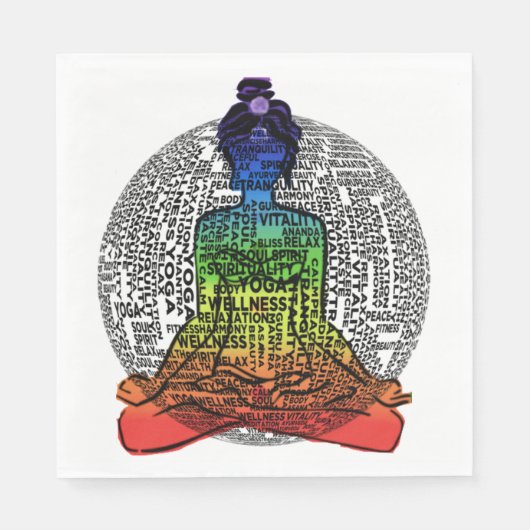 Reiki/Chakra Serviette (Vorderseite)