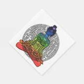 Reiki/Chakra Serviette (Ecke)