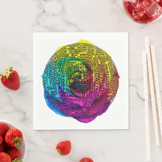 Reiki/Chakra Serviette (Beispiel)