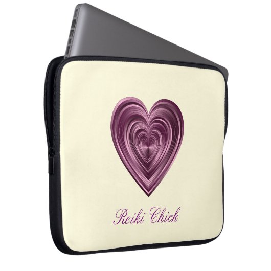 Reiki Chick Laptopschutzhülle (Vorne Rechts)