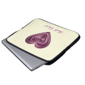 Reiki Chick Laptopschutzhülle (Vorne Knopf)