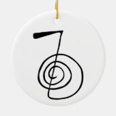 Reiki: Cho Ku Rei: Das Power-Symbol Keramik Ornament (Hinten)